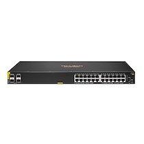 HPE Aruba Networking Aruba 6000 24G Class4 PoE 4SFP 370W Géré L3 Gigabit Ethernet (10/100/1000) Connexion Ethernet, supportant l'alimentation via ce port (PoE) 1U_0