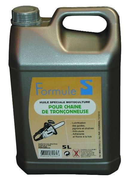 HUILE CHAINE TRONCONNEUSE 5L. FORMULE S