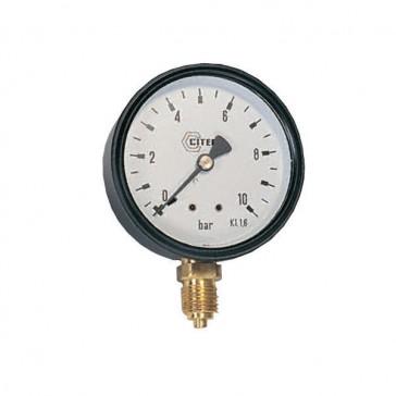 Manomètre acier sec CITEC 6004-D-40-R-AR-1/8-P-0+2,5 - pour applications industrielles pneumatiques_0