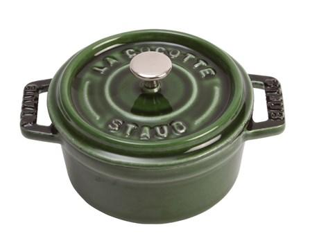 MINI-COCOTTE EN FONTE RONDE BASILIC 10 CM