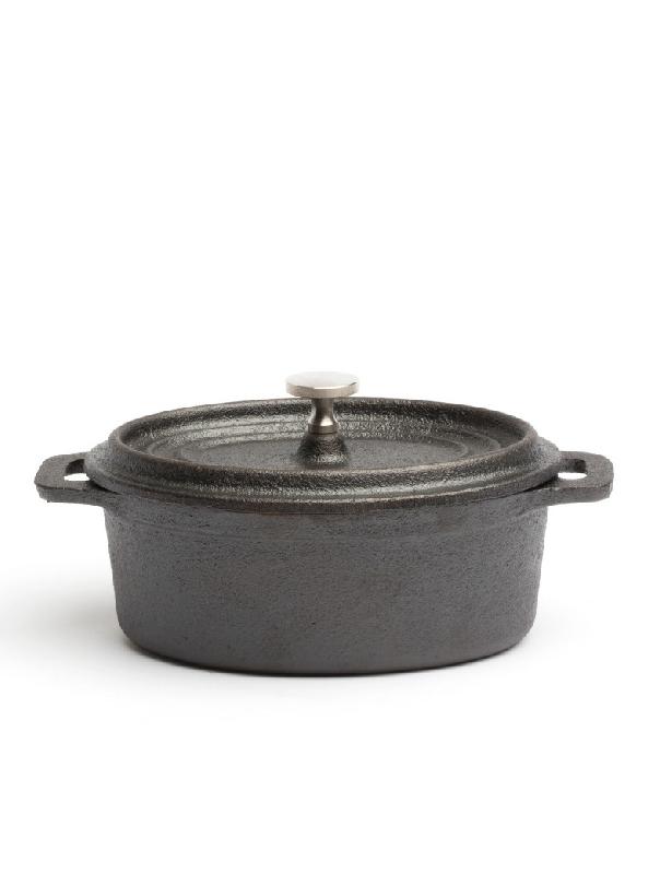 Mini cocotte ovale 12,5 cm en fonte_0
