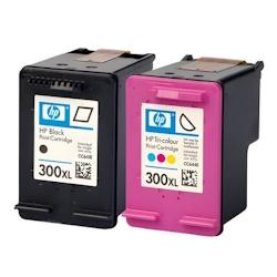 Pack de 2 cartouches d'encre authentiques HP 300XL  Noir et couleurs - programme SECOND - multicolore 3701352378034_0