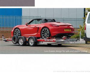 Porte voiture A4 Red 370x180 - 2000 kg PTC - Brian James avec rampes intégrées et équipements optionnels_0