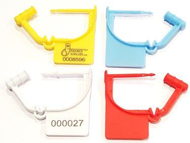 Scellé de sécurité Padlock 2S - Polypropylène - Ouverture manuelle - Numérotation consécutive - Couleurs personnalisables_0