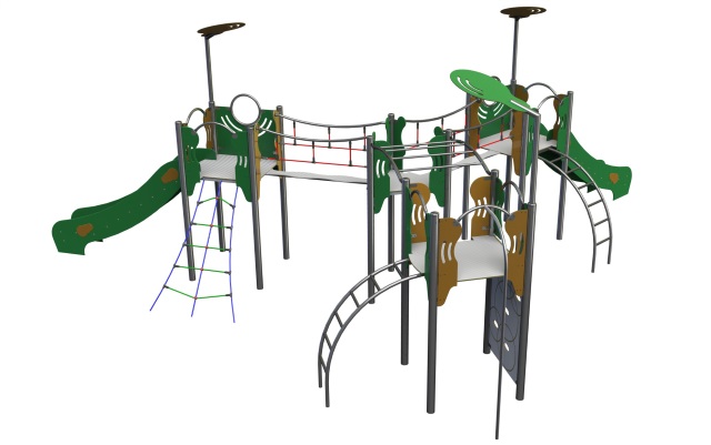 Conception structures de jeux parc indoor - ADJ