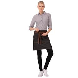Tablier Serveur Court Chef Works Memphis Noir - Chef Works - noir 0698142238704_0