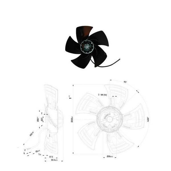 Ventilateur helicoide a4e300-as72-02 ebmpapst-xnw_0