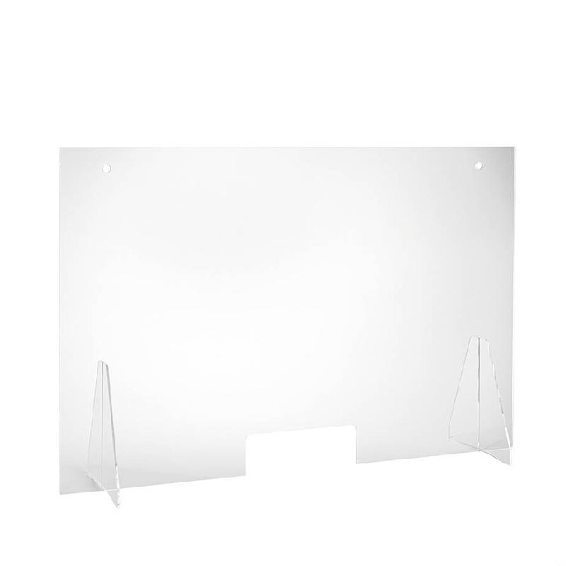 Écran de protection de comptoir / bureau - 975346 – Verre trempé - 75 x 50 ou 50 x 75 cm_0