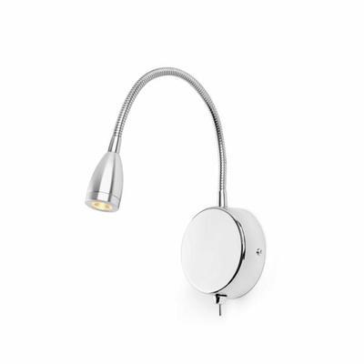 APPLIQUE MURALE LISEUSE CHROMÉ 3W LOKE - FARO - 40994_0