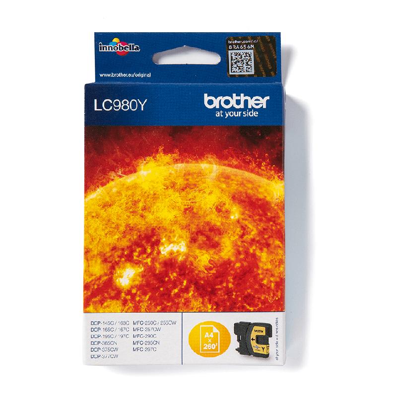 Brother LC980Y - Cartouche d'encre originale – Jaune_0