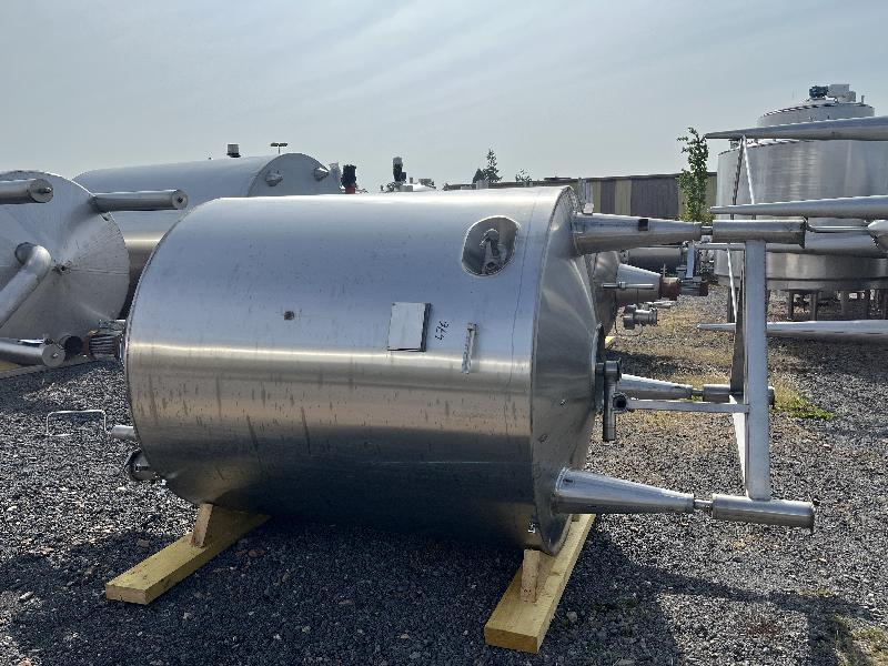 Cuve Goavec 4000 L - Inox 304L - Année 1989 - Agitation Tri-pâle_0