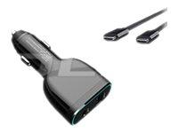 DLH CHARGEUR VOITURE ALLUME CIGARE USB-C 60W POUR ORDINATEUR PORTABLE