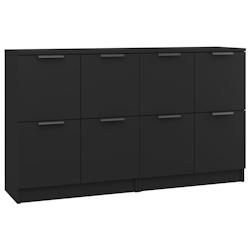 Helloshop26 - Buffet bahut commode armoire meuble de rangement organisateur cuisine salle de séjour salons lot de 2 60 x 30 x 70 cm 02_0036909 - 3000_0