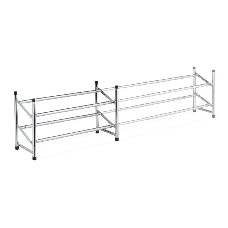 Helloshop26 - Étagère à chaussures télescopique extensible pour entrée dressing 90 x 20 x 30 cm modernité et faible encombrement en 13_0010826 -_0