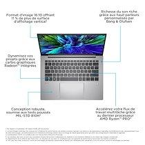 HP ZBook Firefly G10 AMD Ryzen 5 PRO 7640HS Station de travail mobile 35,6 cm (14