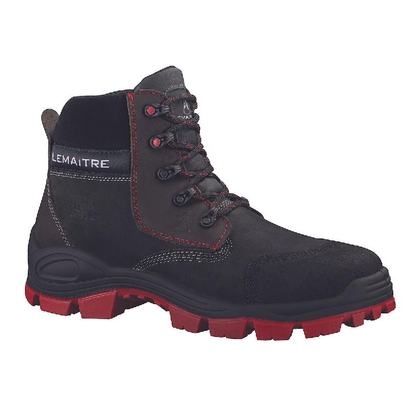 LEMAITRE Chaussures de sécurité hautes VARADERO S3 CI SRC Noir/Rouge 42 - 42 multicolore multi-matériau 3237154088425_0