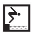 Panneau de signalisation touristique - idéogramme ID 20C - Piscine ou centre aquatique_0