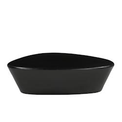 SIT Möbel Table basse | plateau triangulaire | manguier massif, noir | L 107 x P 78 x H 30 cm - noir Bois massif 14786-11_0