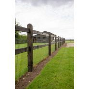 Square black - clôture en bois pour chevaux - de sutter naturally - hauteur 1m20_0
