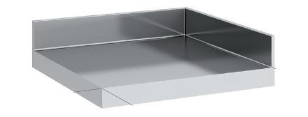 TABLETTE INOX D'ANGLE ER-77