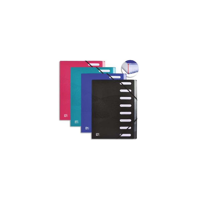 TRIEUR A RABAT EXTENSIBLE OXFORD OSMOSE - FORMAT A4 - 8 POSITIONS - PP 5/10E - COLORIS ASSORTIS