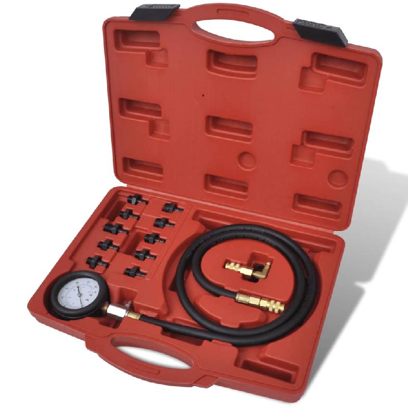Vidaxl kit à outils de test de pression de l'huile et du moteur 210281_0