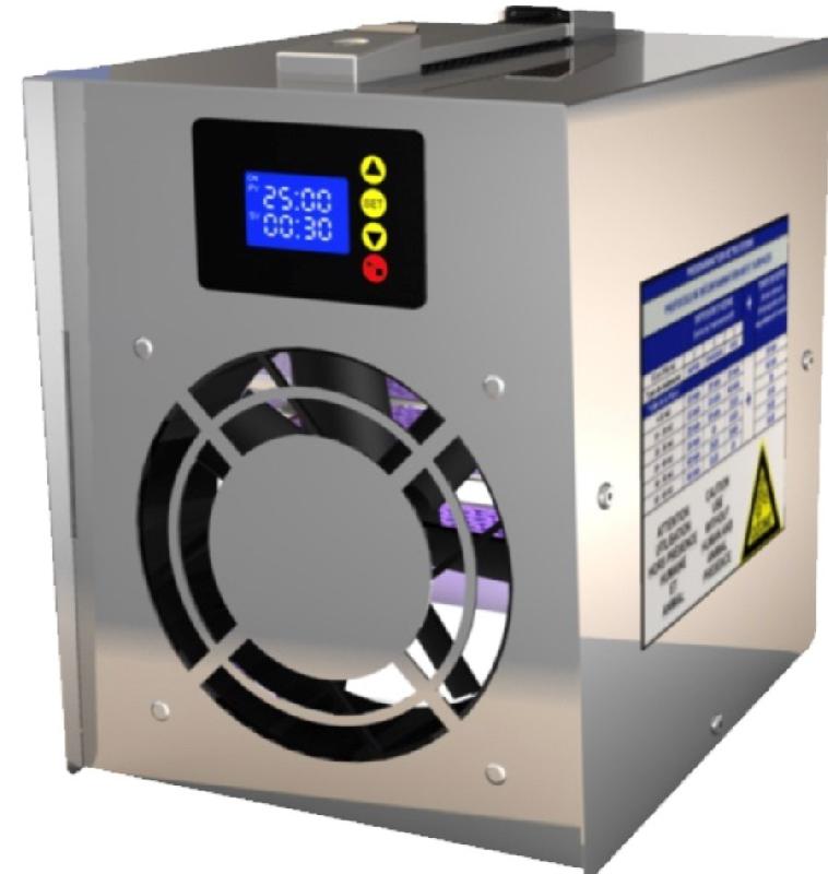 Appareil de traitement de l air et de surfaces a l ozone retro orkaan