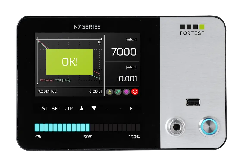 Appareil standard de contrôle d'étanchéité par chute de pression absolue  - Haute configurabilité, zéro maintenance, mesure précise - K7990_0