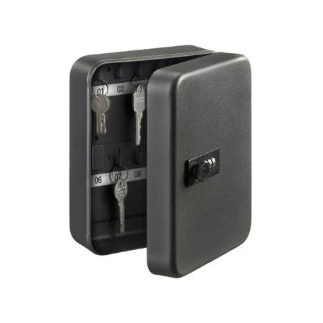 Armoire à clés Key Cabinet - serrure à combinaison 3 chiffres - noir mat_0