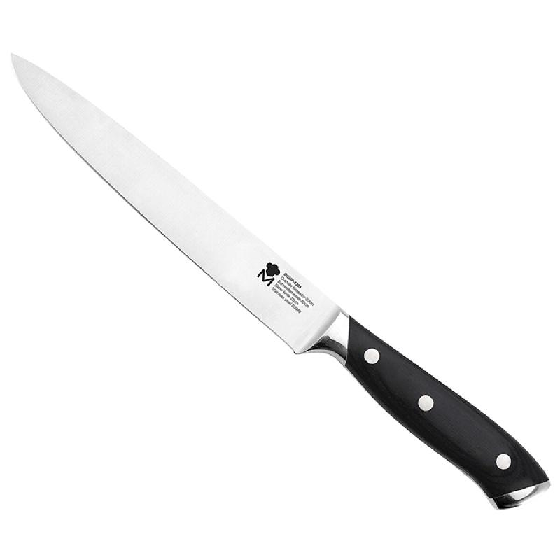 BERGNER Masterpro - Couteau à Filet 20 cm en Acier Inoxydable - noir inox Q2572_0