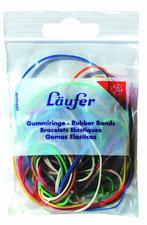 BRACELETS ÉLASTIQUES RONDELLA EN SACHET, ASSORTI,10 G - LOT DE 25