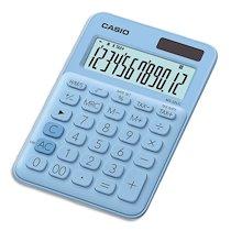 CALCULATRICE DE BUREAU 12 CHIFFRES BLEUE CLAIRE MS-20UC-LB-S-EC - LOT DE 2