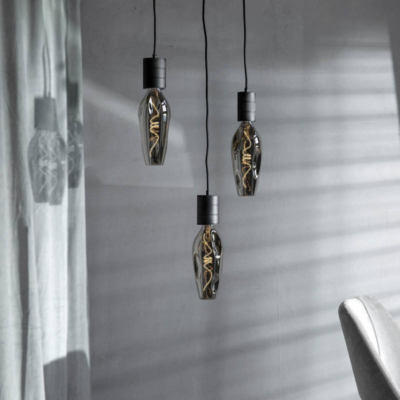 CALEX BARCELONA LED E27 4 W 1 800 K DIM TITANE