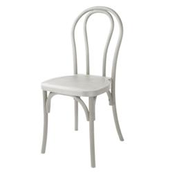 Chaises en résine style bois courbé Bolero Soho blanches (lot de 4) - HW288_0