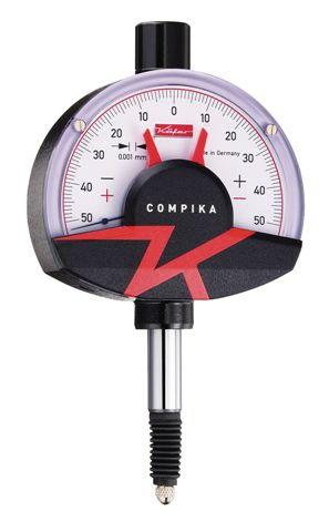Comparateur de précision DIN879 Compika 1001WA - 0,1mm avec antichoc et étalonnage - Lecture 0,001mm KÄFER_0