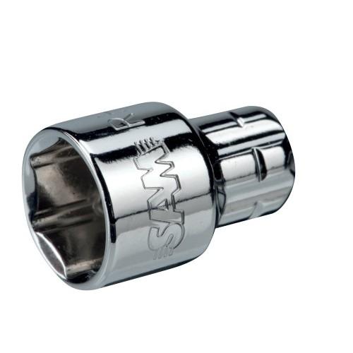 DOUILLE TRAVERSANTE 1/4'' - 6 PANS - 13 MM SAM OUTILLAGE