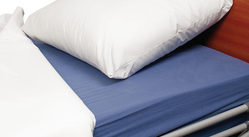 DRAP HOUSSE POLYESTER ENDUIT BLANC 1 PERSONNE