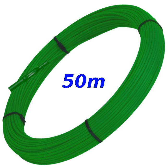 CORDON PVC 1.0MM² 50M VERT DE REMPLACEMENT POUR WHEEL-E V2 50M - PJP2352-WE-5000V