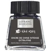 ENCRE DE CHINE NAN-KING, 14 ML, NOIR - LOT DE 5
