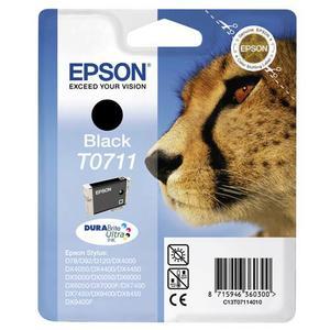 Epson cartouche d'encre jet d'encre DURABrite Ultra noire ''Guépard'' (T0711) - C13T07114012 - Compatible avec plusieurs modèles Stylus et Office_0