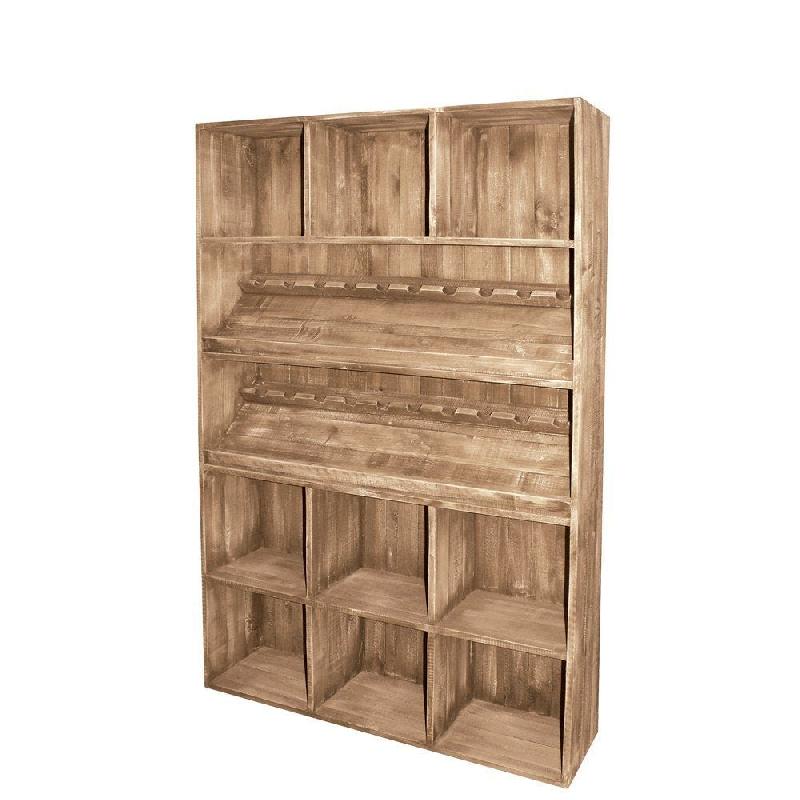 Etagère présentation bouteilles Westside L116xP31xH200cm_0
