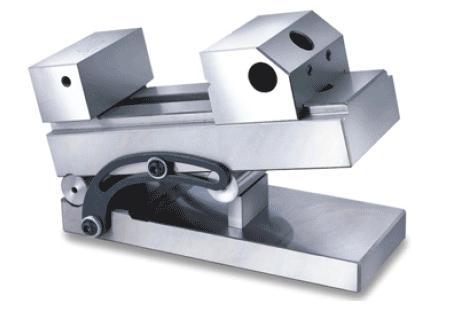 Étau sinus de précision à clé type EPS - acier à outils trempé - inclinaison 0 à 45°_0