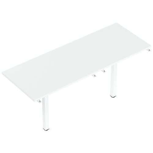 EXTENSION ENIS LIAISON 2 BUREAUX FIXES 140 BLANC/BLANC - MBA