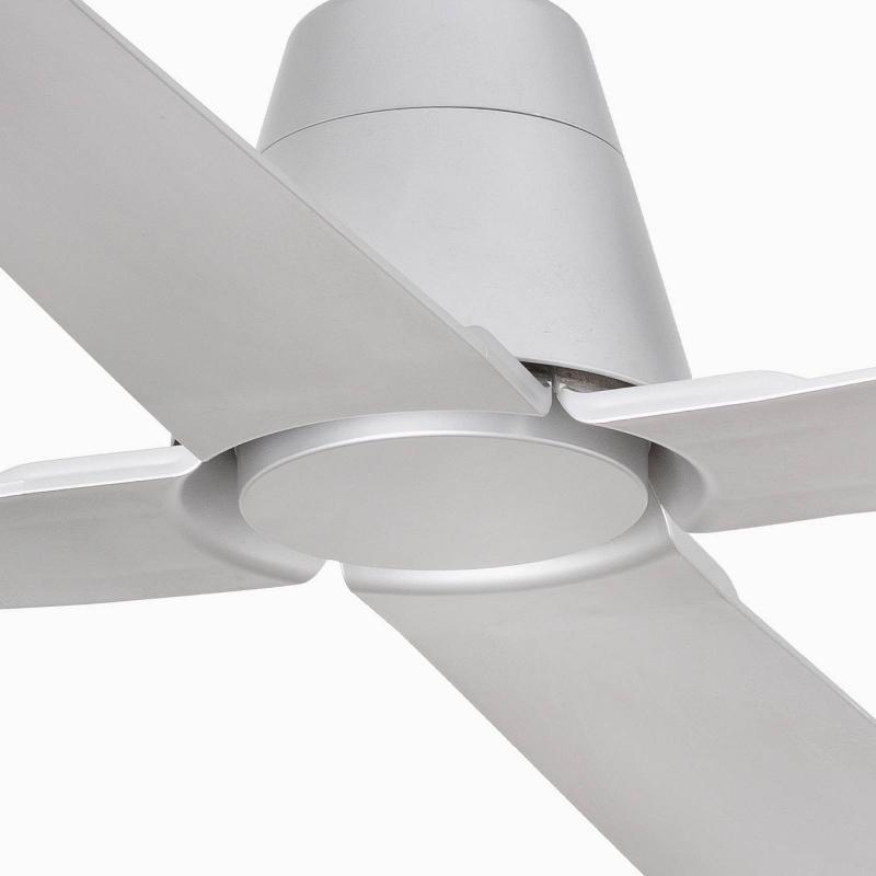 FARO BARCELONA VENTILATEUR PLAFOND TYPHOON M MOTEUR DC, IP44 GRIS