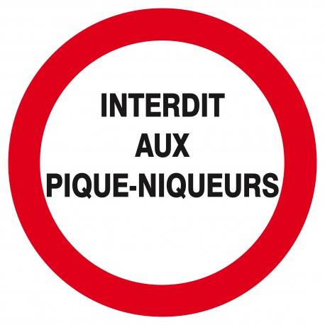 Interdit aux pique-niqueurs d.300mm TALIAPLAST | 622226_0