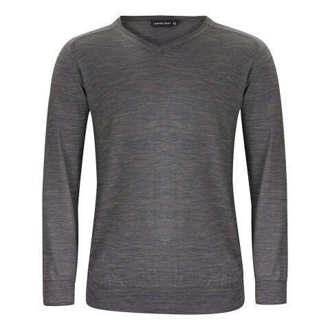 J.HARVEST & FROST MERINO V PULL-OVER HOMMES MÉLANGE GRIS - TAILLE L