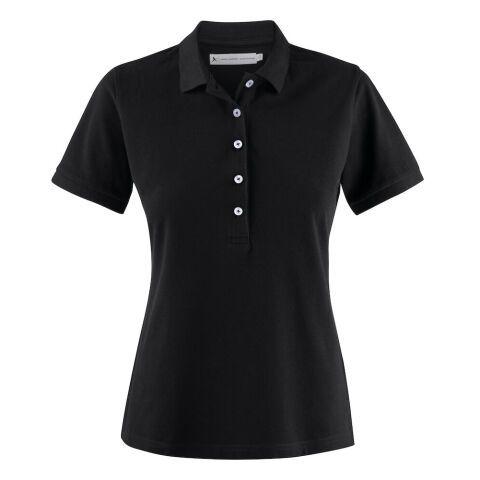 JAMES HARVEST SUNSET POLO PIQUE FEMMES NOIR - TAILLE S