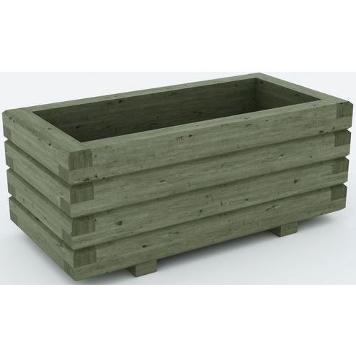 JARDINIÈRE CONCARNEAU 80X150X52 CM - PIN - MOBEXTAN