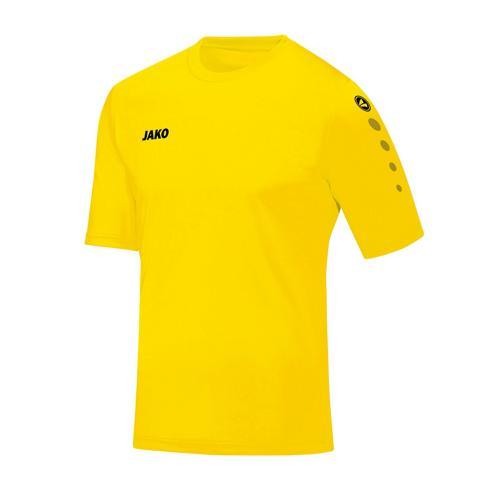 MAILLOT JAKO TEAM MANCHES COURTES ENFANT JAUNE