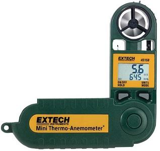 Mini thermo-anémomètre 45158 EXTECH - Mesure de la vitesse du vent, température, humidité et point de rosée_0